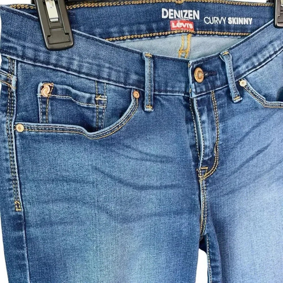 Levi's Mossimo Bundle of Two Denim Blue Jeans Skinny Mid Rise Stretchy Sizes 6S - Picture 7 of 15